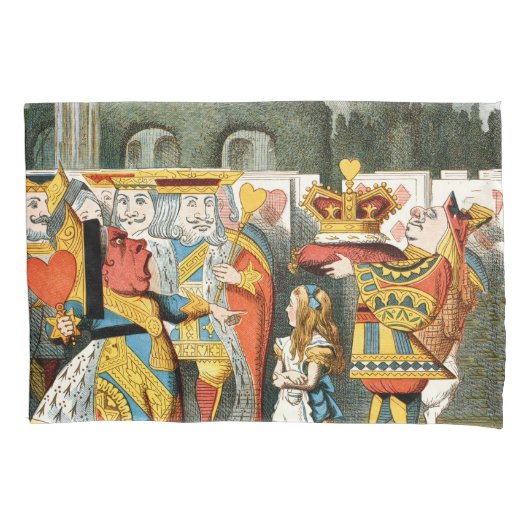 Alice im Wunderland Queen of Hearts Kissenbezug (Vorderseite)