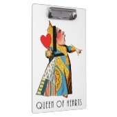 Alice im Wunderland Queen of Hearts Klemmbrett (Rechts)