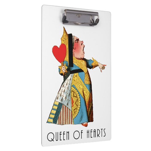 Alice im Wunderland Queen of Hearts Klemmbrett (Rechts)