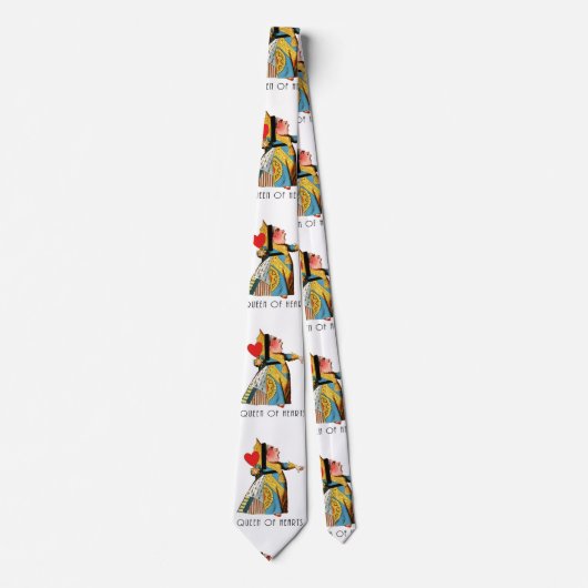 Alice im Wunderland Queen of Hearts Krawatte (Vorderseite)