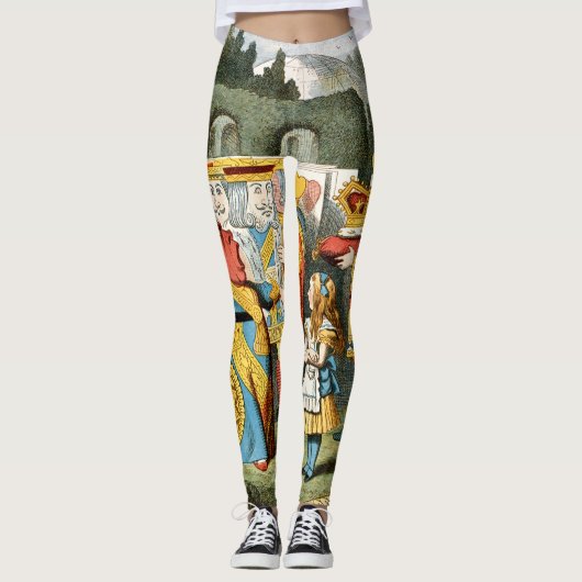 Alice im Wunderland Queen of Hearts Leggings (Vorderseite)