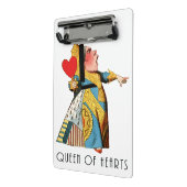 Alice im Wunderland Queen of Hearts Mini Klemmbrett (Gewinkelt2)