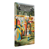 Alice im Wunderland Queen of Hearts Mini Klemmbrett (Schrägansicht)