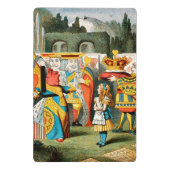 Alice im Wunderland Queen of Hearts Mini Klemmbrett (Rückseite)