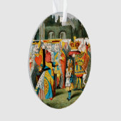 Alice im Wunderland Queen of Hearts Ornament (Vorderseite)