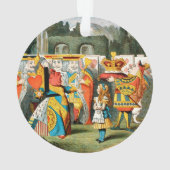 Alice im Wunderland Queen of Hearts Ornament (Rückseite)