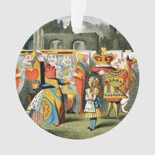 Alice im Wunderland Queen of Hearts Ornament (Vorderseite)