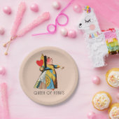 Alice im Wunderland Queen of Hearts Pappteller (Party)