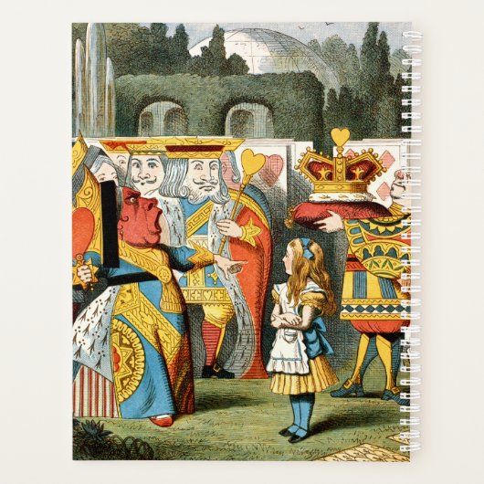 Alice im Wunderland Queen of Hearts Planer (Rückseite)