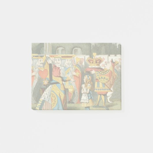 Alice im Wunderland Queen of Hearts Post-it Klebezettel (Vorderseite)