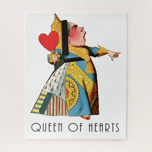 Alice im Wunderland Queen of Hearts Puzzle (Vertikal)