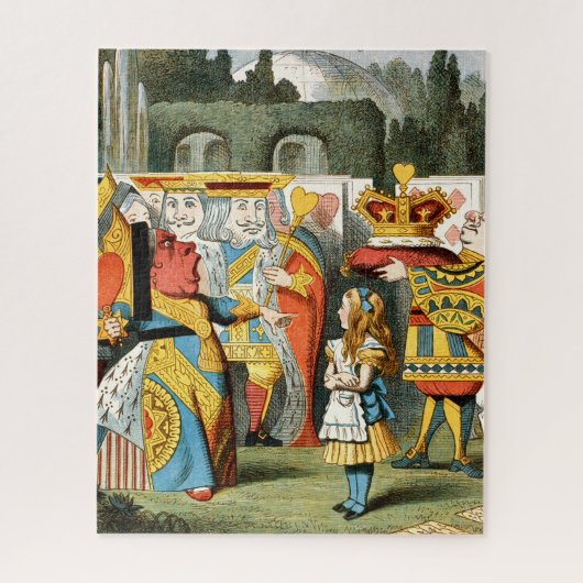 Alice im Wunderland Queen of Hearts Puzzle (Vertikal)