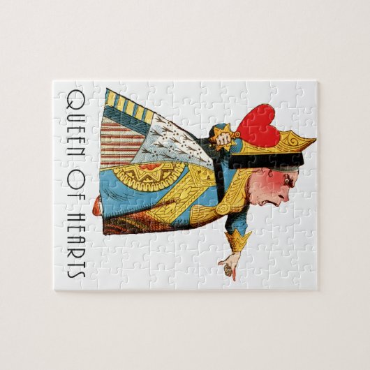 Alice im Wunderland Queen of Hearts Puzzle (Horizontal)