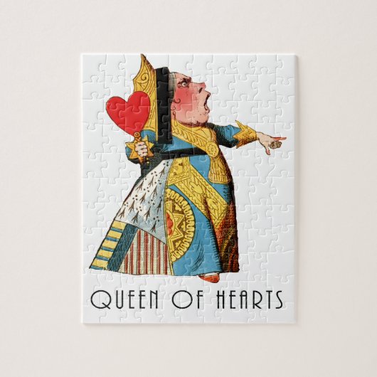 Alice im Wunderland Queen of Hearts Puzzle (Vertikal)