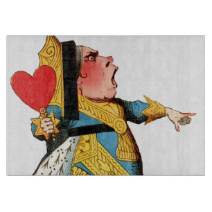 Alice im Wunderland Queen of Hearts Schneidebrett