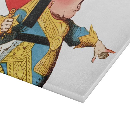 Alice im Wunderland Queen of Hearts Schneidebrett (Ecke)