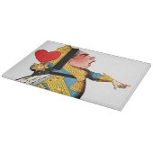 Alice im Wunderland Queen of Hearts Schneidebrett (Ecke)