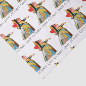 Alice im Wunderland Queen of Hearts Seidenpapier (Ausschnitt)