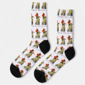 Alice im Wunderland Queen of Hearts Socken (Linkes Detail)