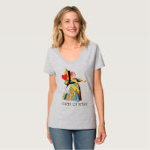 Alice im Wunderland Queen of Hearts T-Shirt (Vorderseite Vollansicht)