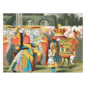 Alice im Wunderland Queen of Hearts Tischdecke (Vorderseite (Horizontal))