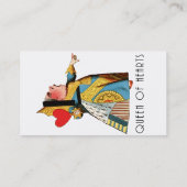 Alice im Wunderland Queen of Hearts Visitenkarte (Rückseite)