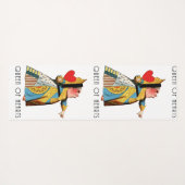 Alice im Wunderland Queen of Hearts Yogamatte (Rückseite (Horizontal))