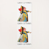 Alice im Wunderland Queen of Hearts Yogamatte (Rückseite)