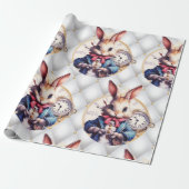 Alice im Wunderland Rabbit Hochzeit Thema Geschenkpapier (Ungerollt)