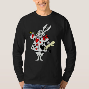 Alice im Wunderland Rabbit Ostersonnige Spiele T-Shirt