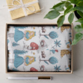 Alice im Wunderland Rabbit Red Mushroom Decoupage Seidenpapier (Geschenk)