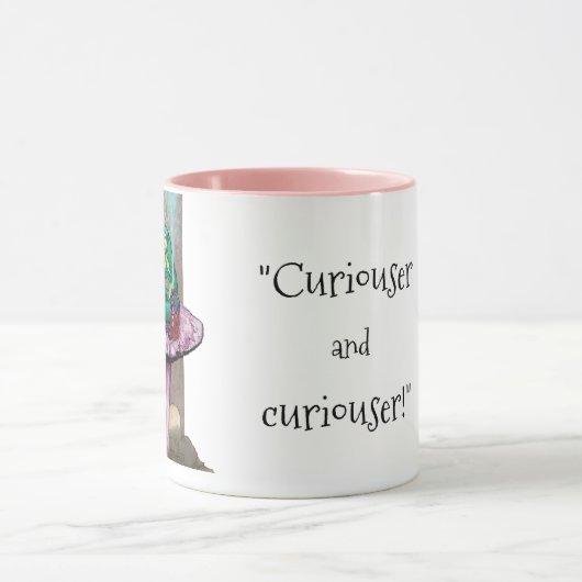 Alice im Wunderland - Rat von einer Raupe Tasse (Zentrum)