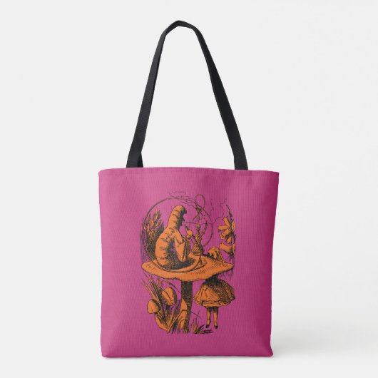 Alice im Wunderland Rauchen Centipede Tasche (Rückseite)