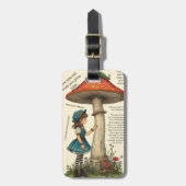 Alice im Wunderland Raupe Gepäckanhänger (Vorderseite vertikal)