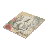 Alice im Wunderland Raupe: Original Tenniel Fliese (Seite)