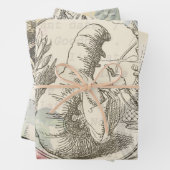 Alice im Wunderland Raupe: Original Tenniel Geschenkpapier Set (Beispiel)