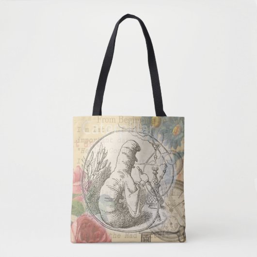 Alice im Wunderland Raupe: Original Tenniel Tasche (Vorderseite)