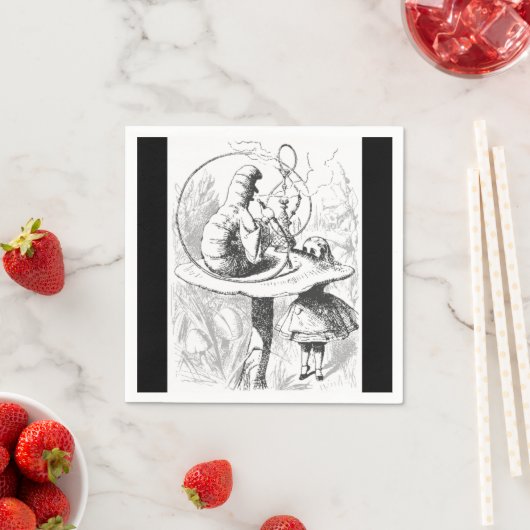 Alice im Wunderland Raupe Paper Napkins Serviette (Beispiel)