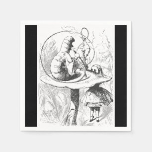 Alice im Wunderland Raupe Paper Napkins Serviette