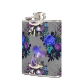 Alice im Wunderland Raupe Rauchen Blume Flachmann (Links)