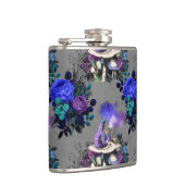 Alice im Wunderland Raupe Rauchen Blume Flachmann (Rechts)