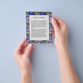 Alice im Wunderland Raupe Rauchen Blume Flyer (Gruppe)