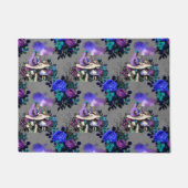 Alice im Wunderland Raupe Rauchen Blume Fußmatte (Vorderseite)