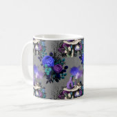 Alice im Wunderland Raupe Rauchen Blume Kaffeetasse (Vorderseite Links)