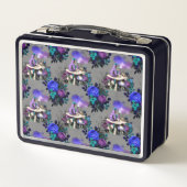 Alice im Wunderland Raupe Rauchen Blume Metall Brotdose (Rückseite)