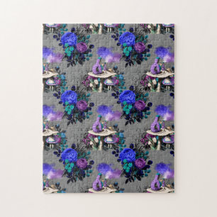 Alice im Wunderland Raupe Rauchen Blume Puzzle