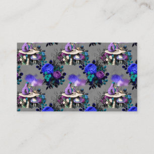 Alice im Wunderland Raupe Rauchen Blume Visitenkarte