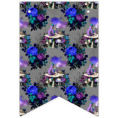 Alice im Wunderland Raupe Rauchen Blume Wimpelkette (Dritte Fahne)