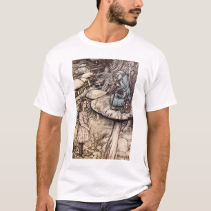 Alice im Wunderland-Raupen-T - Shirt