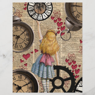 Alice im Wunderland reist durch die Zeit Flyer